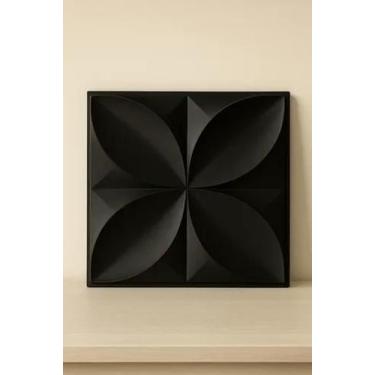 Imagem de Revestimento 3D Parede Placa Pvc 30X30Cm Kit 25Un + Fita 3M - Lujpdeco