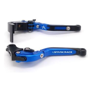 Imagem de Manete Esportivo Extensível Bmw F800 F700 F650 - Stark Race, Azul