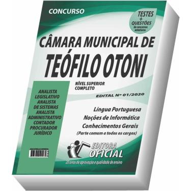 Imagem de Apostila Câmara Municipal De Teófilo Otoni - Nível Superior