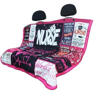 Imagem de Hirritale Capa de assento traseiro à prova d'água para cães e crianças, protetor de assento de carro sob o assento de carro de bebê, cobertor para assento de carro de criança e cachorro para banco