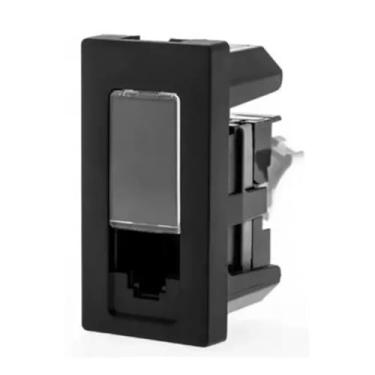 Imagem de TOMADA DADOS LCS2 RJ45 CAT5e 1M PRETA - PIAL PLUS+ - PN 615045PT