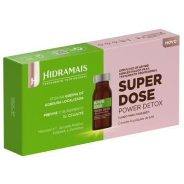 Imagem de Superdose Power Detox 4un Fluido Para Massagem 6ml Hidramais