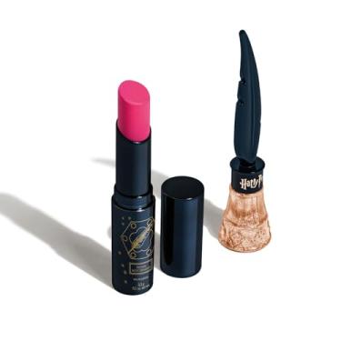 Imagem de Combo Lufa Lufa Harry Potter: Balm Labial Rosa 3,2g + Delineador Líquido Dourado 7ml