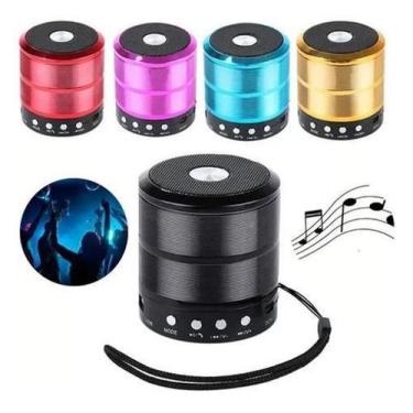 Imagem de Caixinha de Som Bluetooth Sem Fio Portátil Potente WS-887 3W - Alinee
