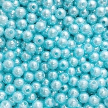 Imagem de PÉROLA DE ABS LISA Nº 06 20G PEROLA 6 MM - LADEIRA BIJUTERIAS, AZUL CL