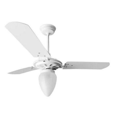 Imagem de Ventilador de Teto Rico 150w e 180w Branco Pás Brancas Ventex, 110V