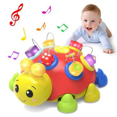 Imagem de Joaninha musical Crawling Toy Coqin para bebê de 6 a 12 meses