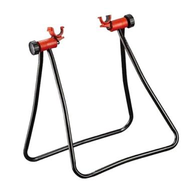 Imagem de YIJU Suporte para bicicleta de estrada, suporte para estacionamento de bicicleta, para roda traseira, dobrável para reparo de bicicleta, de chão para loja