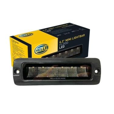 Imagem de Mini Barra Led Farol Embutir Auxiliar Black Magic Hella