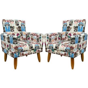 Imagem de Kit 2 Poltronas Infantis Confortáveis Decorativa Decoração Infantil Es