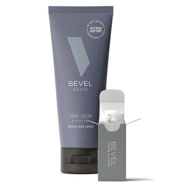 Imagem de Kit de Barbear Bevel para Homens - Creme e Lâminas