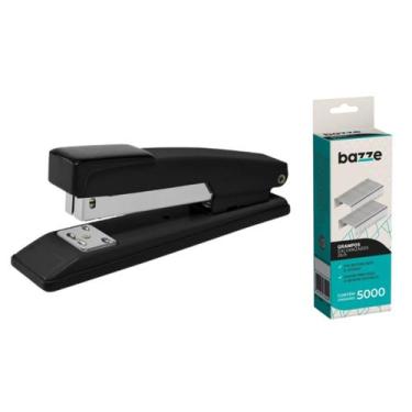 Imagem de Kit Grampeador Médio de Metal p/ Papel + 5000 Grampos 26/6 - Summit