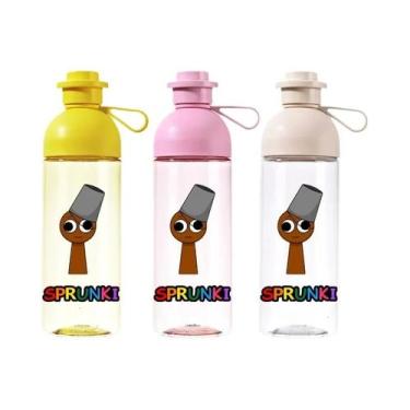 Imagem de Garrafa De Água Esportiva De Grande Capacidade 600ml Antiqueda Portáti