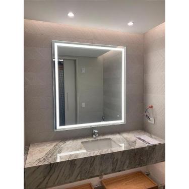 Imagem de - Espelho camarim touch led 4000k embutido 0,80 x 1,00 - ESPELHOLED DE