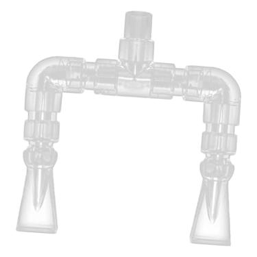 Imagem de MotiveTech Kit de encanamento para aquário, saída dupla, acrílico transparente, kit de retorno compacto, bicos de saída tipo, acessórios para, Diâmetro Interno 20