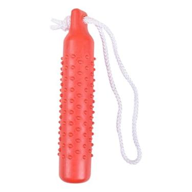 Imagem de Baoblaze Brinquedo flutuante para cachorro, brinquedo de enriquecimento para cachorro, suprimentos para flutuar na água da piscina, fácil de usar com corda de, Vermelho