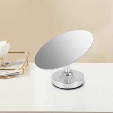 Imagem de DJAPWPX Espelho de Observação de Extração de Café Refletor Magnético de Aço Inoxidável Base Magnética Giratória Direcional Extrator de Café Refletor Espelho para Acessórios de Máquina de Café (Prata