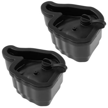 Imagem de 2 peças de molde de cubo de gelo de dedo médio grande bandeja reutilizável para máquina de gelo flexível de grau alimentício para bebidas de Halloween e festa, bar e cozinha essencial, fácil de