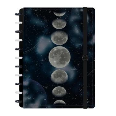 Imagem de Caderno Disco Inteligente G Fases Da Lua 80 Fls