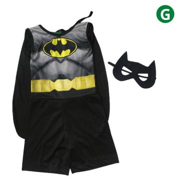 Imagem de Kit Fantasia Super Herói Morcego Infantil G