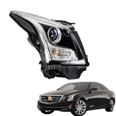 Imagem de WFLNHB 1 peça de substituição para ATS 2013-2018 lado direito conjunto de farol halógeno cromo habitação 23236366