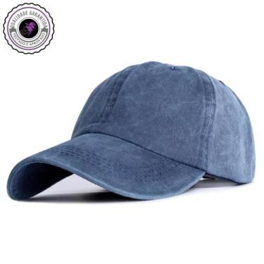 Imagem de Boné rabo de cavalo Aba curva Feminino Jeans - Genérica, Jeans, Único