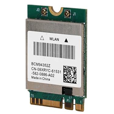Imagem de XUXHOU Cartão de Rede Sem Fio de Banda Dupla NGFF M.2 4.0 802.11ac Adaptador WLAN BCM94352Z Transmissão 867 Mbps Em Alta Velocidade para Win7/8/10/OS X Melhor para Laptops e Laptops (2 linhas de