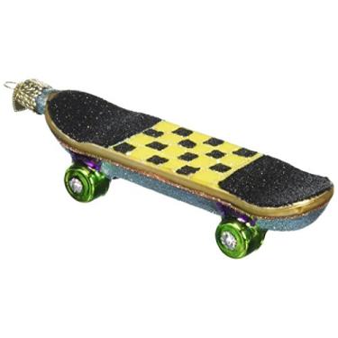 Imagem de Old World Christmas Ornamento de Natal 2020, árvore soprada de vidro