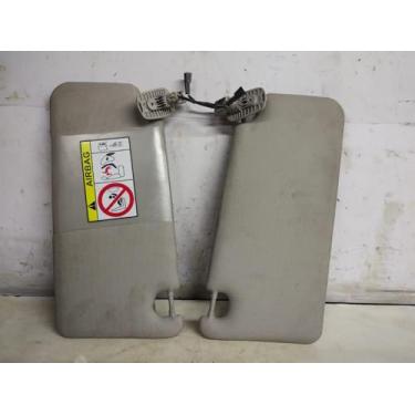 Imagem de Quebra Sol, Automotivo, Cinza, Interior em Tecido, com Suportes de Fixação, para Reposição