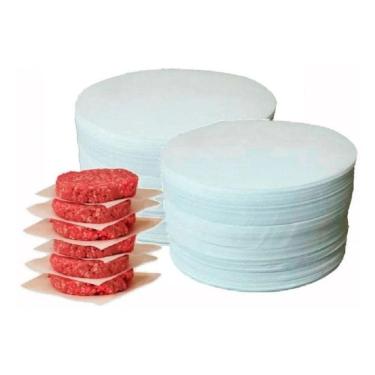 Imagem de Papel Para Hambúrguer Redondo 128Mm 1Kg  Parafinado  1200Un