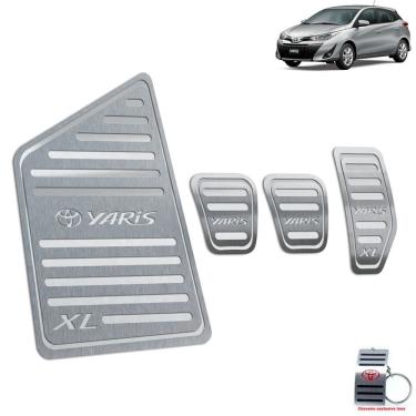 Imagem de Descanso + Pedaleira Manual Yaris XL 2019-2022 Prata