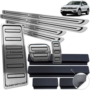 Imagem de Pedaleira Descanso Soleira Tiguan Comfortline 18 2020 Preto