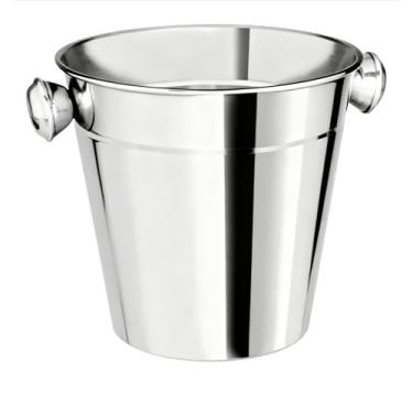 Imagem de Balde De Gelo Para Cerveja Champagne Inox Com Pegador Pinça