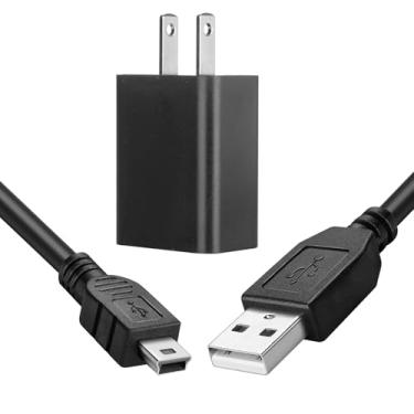 Imagem de Substituição para carregador TI 84 Plus CE, carregador compatível com calculadoras gráficas TI-84 Plus C Silver, cabo de carregamento adaptador de energia de titânio TI-Nspire CX/CX CAS TI 89 5V