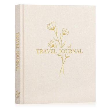 Imagem de Diário de fotos de viagem, caderno Lanpn para mulheres e homens, bege