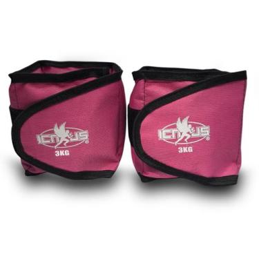 Imagem de Pesinho Peso 3kg de Perna Caneleira Para Fortalecimento Perna Reabilit