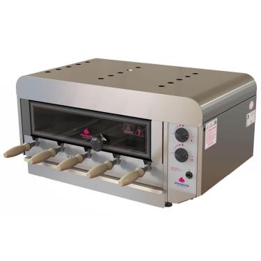 Imagem de Forno Assador Rotativo A Gás Progás com 5 Espetos N Style Bivolt PRR-050
