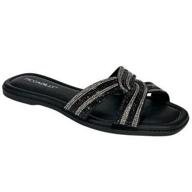 Imagem de Chinelo Rasteira Piccadilly Gabi Strass Feminino