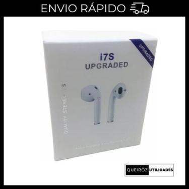 Imagem de Fone Sem Fio I7s Upgraded  Compatível com Android e iOS  Conforto, Lib