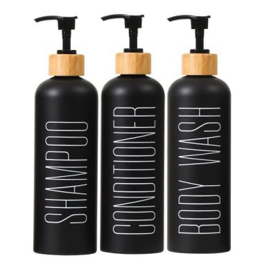 Imagem de Conjunto dispensador de chuveiro HOMCDALY 480 ml, pacote com 3 unidade