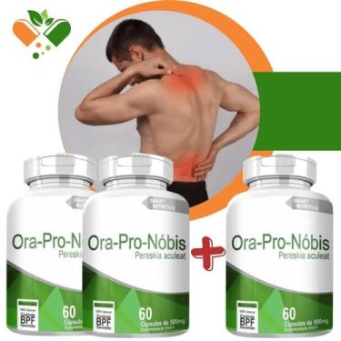 Imagem de Ora-Pro-Nóbis Compre 2 Leve 3 60 Cápsulas - 4Elementos