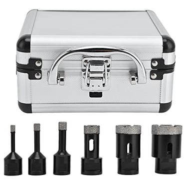 Imagem de Serra Copo de Diamante, Conjunto de Brocas de Núcleo, Kit de Broca de Núcleo Seco para Azulejo, Mármore, Granito, Plásticos Com Tamanhos de 6, 8, 10, 20, 32, 38 Mm, Brocas de