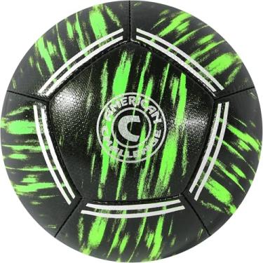 Imagem de Bola de futebol Kura American Challenge (3, preto/verde neon)