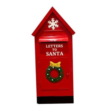 Imagem de Ｂｅｓｇａ Caixa de correio de Natal, decoração de Natal, caixa de correio de metal, pólo norte, de para festival de Natal, quintal, loja, interior e exterior