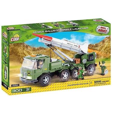 Imagem de Míssel Militar com 300 Peças COBI Blocos de Montar Verde