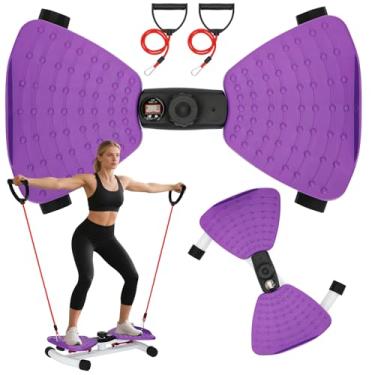 Imagem de Máquina de torção de cintura para casa, placa de torção abdominal com capacidade de 136 kg - Equipamento de treino sem ruído para perda de gordura da barriga, treinamento de cintura e exercícios