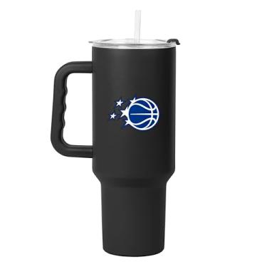 Imagem de FANMATS Copo NBA Orlando Magic 1,134 g com cabo de aço inoxidável – Acabamento em pó durável – Cabe na maioria dos porta-copos, oficialmente licenciado pela NBA Cup – Vem com canudo
