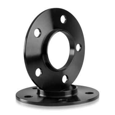 Imagem de Customadeonly 2 espaçadores centralizados de cubo preto de 5 mm (3/40.6 cm) (centro de câmbio BORE) 5 x 114,3 5 x 4,5 furo central 67,1 a 72,6 mm (para rodas de reposição com furo de 72,6 mm ou maior)