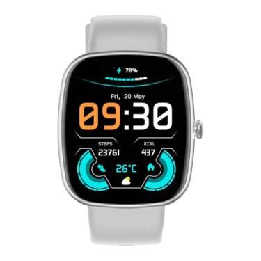 Imagem de RelóGio Inteligente Tela Hd Touch 1.83", Ip67 à Prova D‘áGua, Bateria De 7-15 Dias, MemãRia Externa De 64 Mb, 8 Modos Esportivos, Chamadas Bluetooth, NotificaçõEs, Smartwatch Cinza