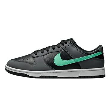 Imagem de Nike Tênis masculino Dunk Low, Cinza ferro/verde brilhante/preto, 44